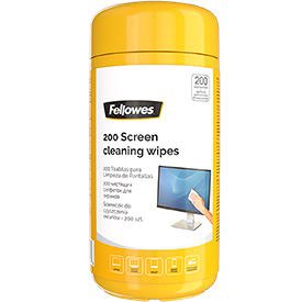 Fellowes 8562902 Screen Cleaning Wipes