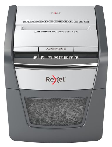 Rexel Optimum AutoFeed 45X Cross Cut Shredder | 31564J | ACCO Brands