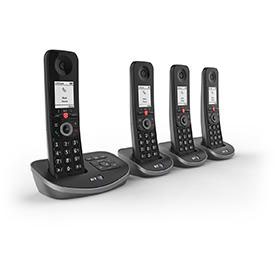 BT Advanced Quad Dect Call Blocker Telephone with Answer Machine