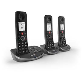BT Advanced Trio Dect Call Blocker Telephone with Answer Machine