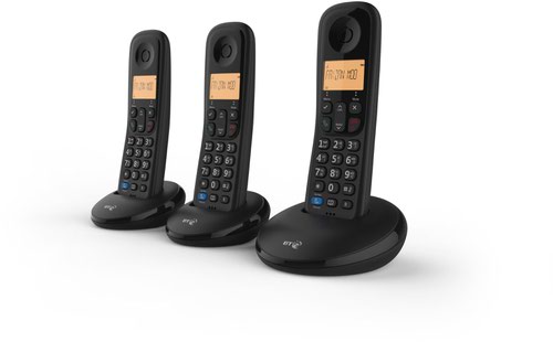 BT Everyday Trio Dect Call Blocker Telephone | 28875J | British Telecom