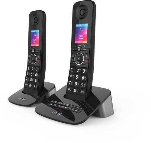 BT Premium Twin Dect Call Blocker Telephone with Answer Machine