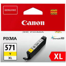Canon CLI-571 XL Yellow Ink Cartridge | 26801J | Canon