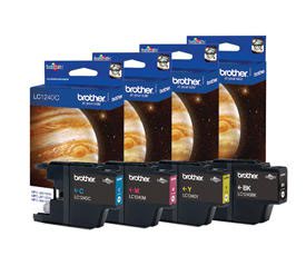 Brother LC1240 Value Pack B-C-M-Y