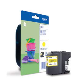 Brother LC221 Yellow Ink Cartridge