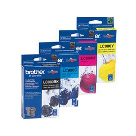 Brother LC980 Value Pack  B-C-M-Y