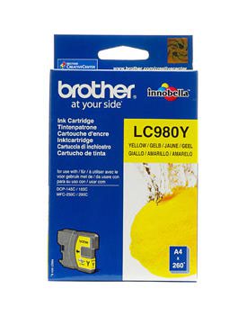 Brother LC980Y Yellow Cartridge