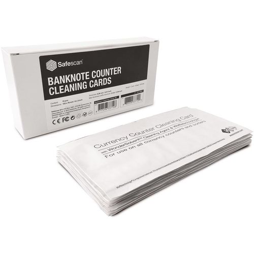 Safescan Cleaning Cards for Banknote Counters Pack of 15