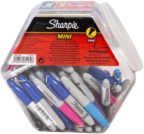 Sharpie S0811300 Mini Assorted Pens pack of 72