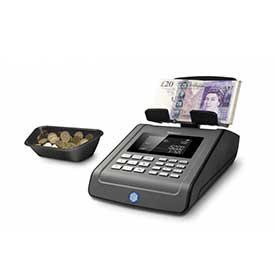 Safescan 6185 Money Counting Scale for Coins and Notes - Black