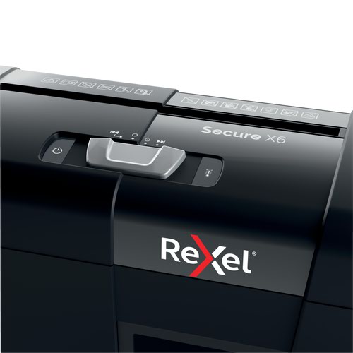 Rexel Secure X6 Personal Cross cut Shredder | 31789J | ACCO Brands