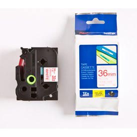 Compatible with a wide range of Brother’s P-touch printers, this genuine laminated TZe-262 labelling tape cassette is especially versatile thanks to its easy-to-read Red and white colour – so it comes in useful around the home, office and in other workplaces.