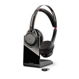 Poly Voyager Focus UC B825 Headset with Charging Stand | 26483J | HP Poly