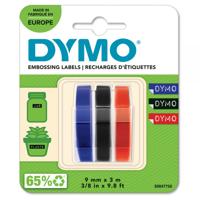 Dymo S0847750 Embossing Tapes Pack of 3