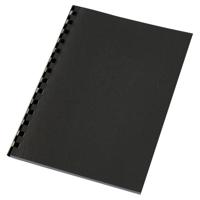 GBC 4400017 Black Leathergrain Binding Covers