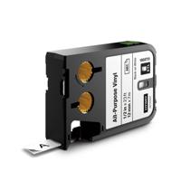 Dymo 1868751 XTL 12mm x 7m Roll All-Purpose Vinyl Black on White