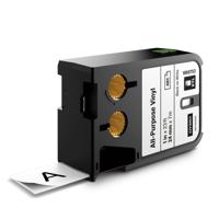 Dymo 1868753 XTL 24mm x 7m Roll All-Purpose Vinyl Black on White