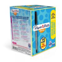 Paper Mate S0977410 Inkjoy 100 Capped with a Medium Tip Black Ink Box of 100