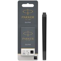 Parker 1950206 Quink Ink Cartridges Permanent Black Box of 12 packs