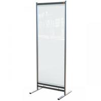 Nobo 1915552 Premium Plus Clear PVC Free Standing Protective Room Divider Screen 780x2060mm