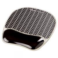Fellowes Gel Mouse Pad - Chevron