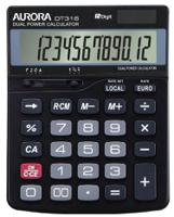 Aurora DT316 Desk Calculator Black