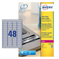 Avery L6009-20 Resistant Labels 20 sheets - 48 Labels per Sheet