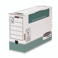 Bankers Box System 120 mm Folio Transfer File Green Pack of 10