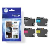 Brother LC422 Ink Cartridge Value Pack B-C-M-Y