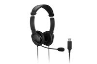 Kensington K33065WW USB-A Classic Stereo Headset with Mic and Volume Control