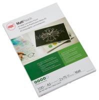 GBC 41660E A3 Matt Document Pouch 2 x 75 Micron 100Pk
