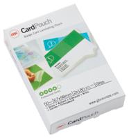 GBC 41611E 67x99mm Gloss Card Pouch 180 Micron 100Pk