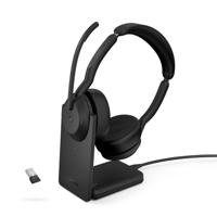 Jabra Evolve2 55 Link 380 USB-A MS Stereo Headset and Stand