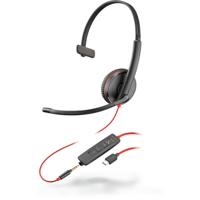 HP Poly Blackwire C3215 USB-C Monaural Headset