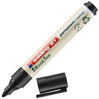 edding 21 EcoLine permanent marker black Box of 10
