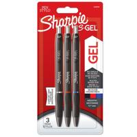 Sharpie 2136596 S-Gel Assorted 0.7mm point Pen Pack of 3