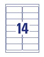 Avery LR7163-15 Recycled Address Labels 100 sheets - 14 Labels per Sheet