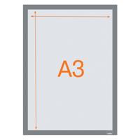 Nobo 1915699 Self-adhesive Magnetic Poster Frame A3 Silver