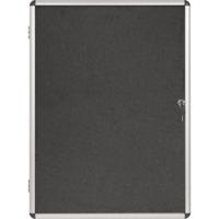 Bi-Office Encore Grey Felt Lockable Board 16 x A4 sheets