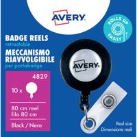 Avery 4829 Retractable Badge Reel 10Pk