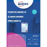 Avery 4834 Large A6 Badge Holders with Inserts