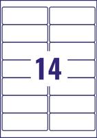 Avery MP7163-40 99.1 x 38.1mm Permanent Multipurpose Labels 40 Sheets - 14 Labels per sheet