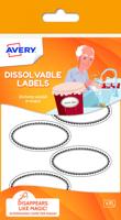 Avery SOLUB18 55 x 29 mm Dissolvable Labels