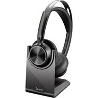 HP Poly Voyager Focus 2 UC USB-C with USB-A Adaptor Headset with Stand