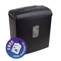 Swordfish 800XC-P4 Cross Cut Shredder with a Free 240ml Bottle of Oil