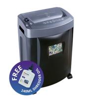 Swordfish 1000XC Cross Cut Shredder with a Free 240ml Bottle of Oil