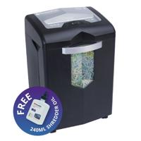 Swordfish 2000XCD Plus Cross Cut Shredder with a Free 240ml Bottle of Oil