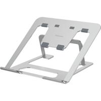 Fellowes Adjustable Laptop Riser Alumia Portable Laptop Stand Silver