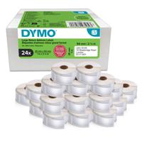 Dymo 11352 25mm x 54mm Returns Labels Tape Black On White Pack of 6