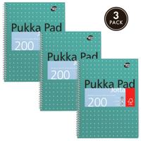 Pukka A4 Metallic Jotta Notepad FSC Mix (Pack of 3)